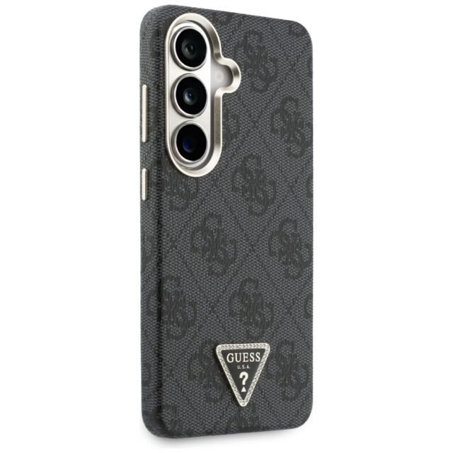 Case Guess 4G Triangle Logo MagSafe for   Samsung Galaxy S26 black - imagine 5