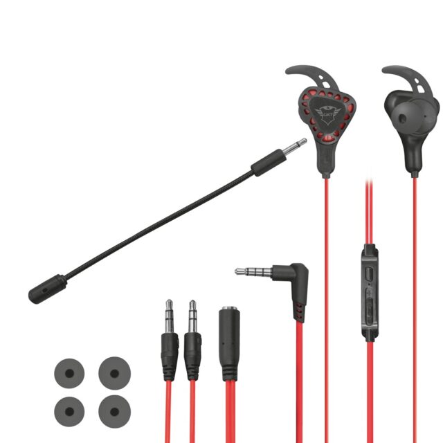 Trust TRU GXT 408 Headset In-ear 3.5 mm connector Black  Red - imagine 8