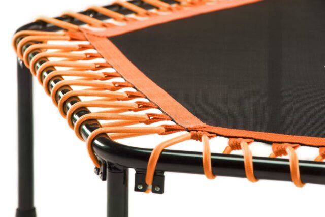 Fitness trampoline 128 cm orange - imagine 4