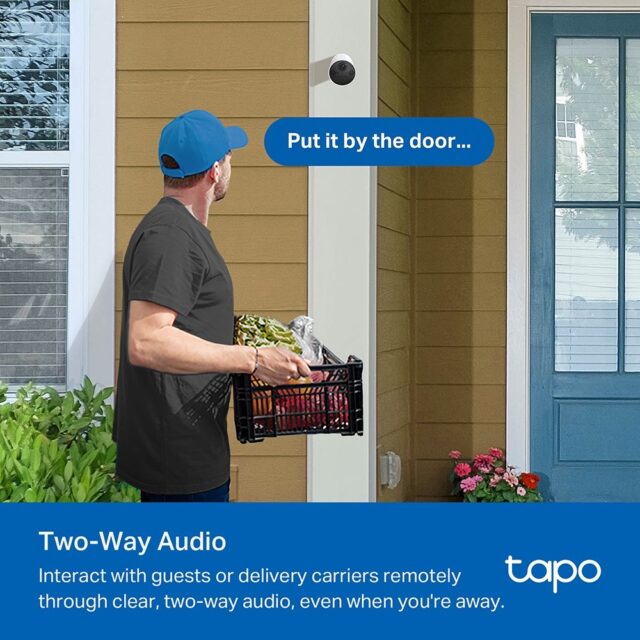 TP-Link Tapo Smart Wire-Free Security Battery Camera - imagine 8