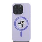Karl Lagerfeld KLHMP16XSCMKCRHU iPhone 16 Pro Max 6.9" purple hardcase Silicone Karl&Choupe - imagine 4