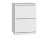 MALWA M2 WHITE BEDSIDE TABLE