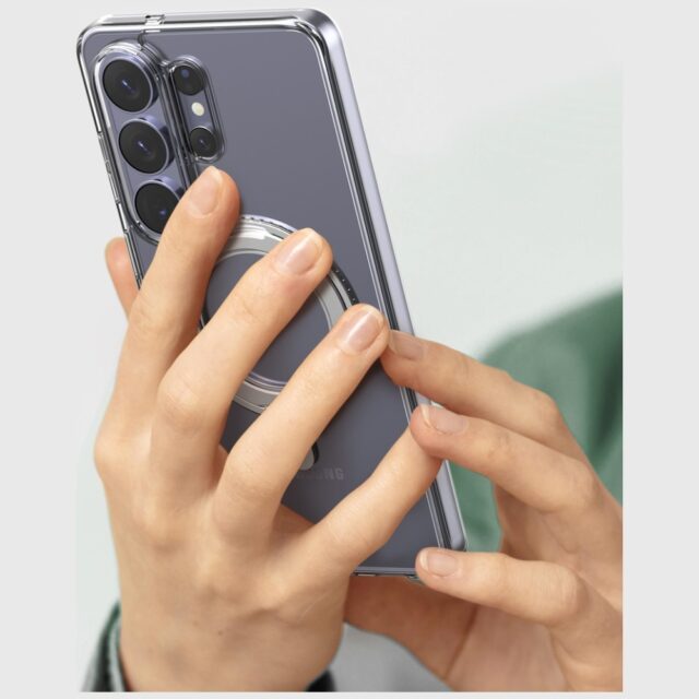 Case Araree Duple M Stand MagSafe for     Samsung Galaxy S26 Ultra transparent - imagine 4