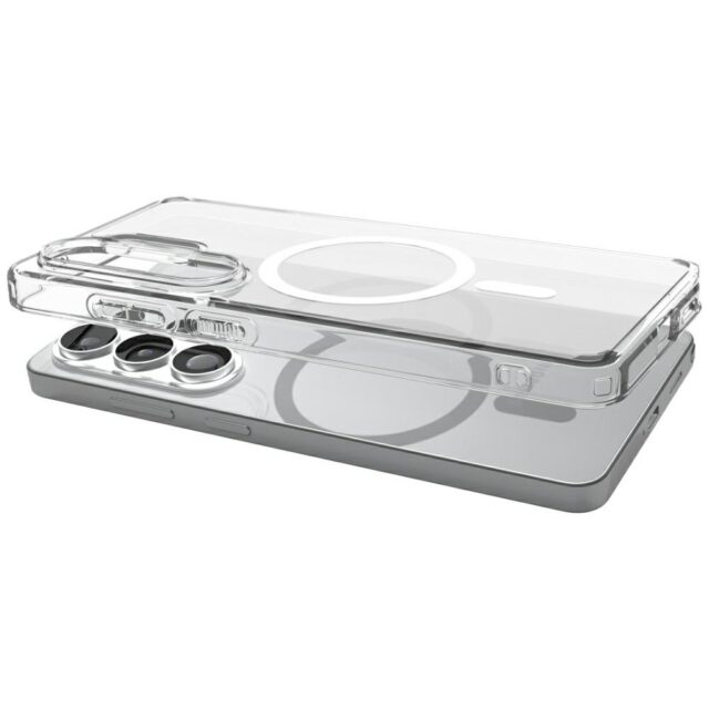 Etui Spigen Ultra Hybrid Mag MagSafe do  Samsung Galaxy S26 Ultra clear white - imagine 10