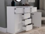 MALWA 2D6S WHITE CHEST OF DRAWERS - imagine 6