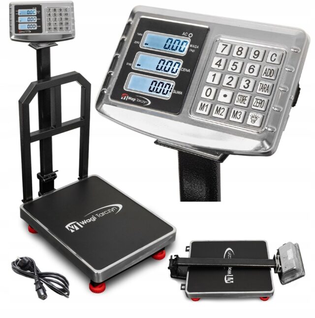 PLATFORM SCALE WAGI TARCZYN WT-175N 300kg - imagine 10
