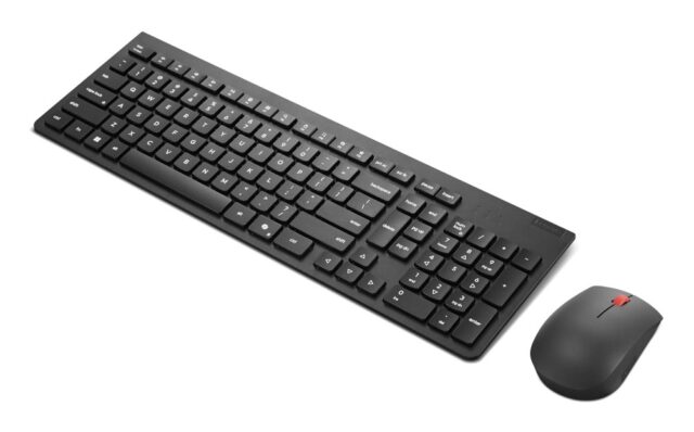 Lenovo 4X31R64491 keyboard Mouse included Office RF Wireless Black - imagine 2
