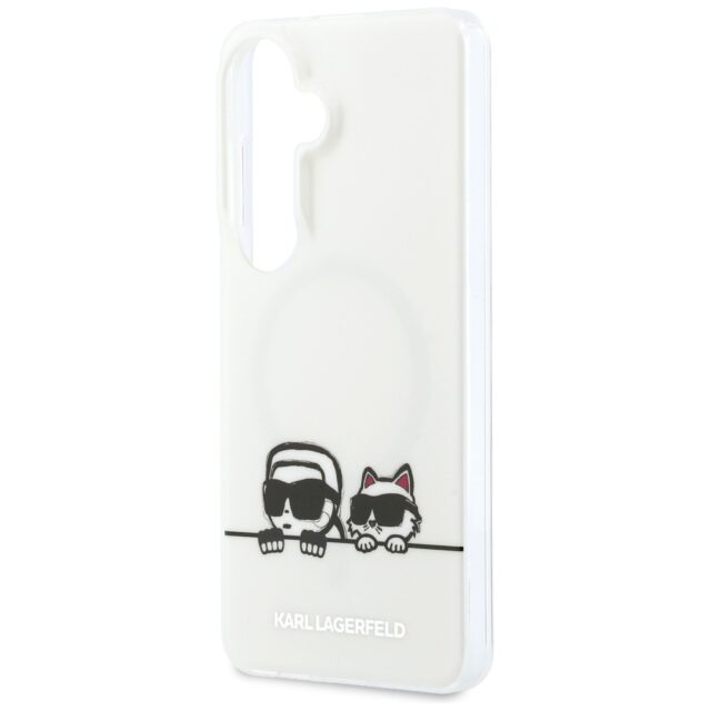 Case Karl Lagerfeld IML Peekaboo         Karl&Choupette MagSafe for Samsung Galaxy S26 Plus transpar - imagine 6