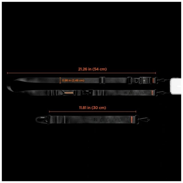 Universal leash crossbody Spigen DA30M Lanyard black - imagine 8