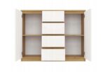 ARTISAN 2-DOOR 4-DRAWER CHEST OF DRAWERS/WHITE - imagine 5