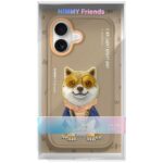 Case Nimmy Glasses Cool Dog for iPhone 17 beige - imagine 7