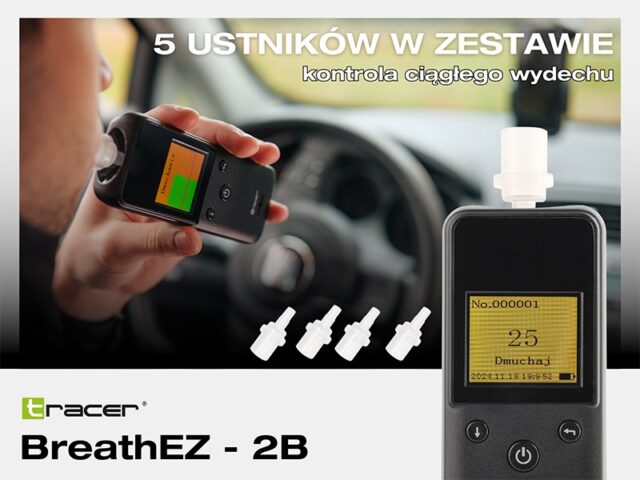 Tracer BreathEZ-2B Semiconductor Breathalyser  Black - imagine 8