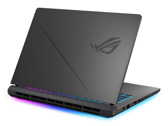ASUS ROG Strix G16 G615LW-U9321W Intel Core Ultra 9 275HX Laptop 40.6 cm (16 ) WQXGA 32 GB DDR5-SDRAM 1 TB SSD NVIDIA GeForce RTX 5080 Wi-Fi 7 (802.11be) Windows 11 Home Grey - imagine 9