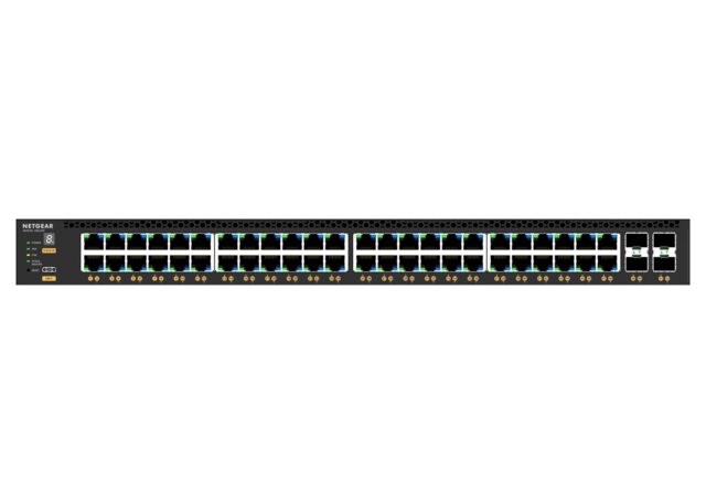 NETGEAR M4350-48G4XF Managed L3 Gigabit Ethernet (10/100/1000) Power over Ethernet (PoE) 1U Black - imagine 4