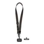 OBAL:ME NeckTag Ribbon Popruh na Telefon Black