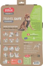 ZOLUX Szelki dla psa TRAVEL SAFE M czerwone - imagine 3