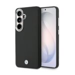 BMW Signature PU Leather Metal Logo Magnetic Zadní kryt pro Samsung Galaxy S26 Black - imagine 9