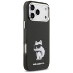 Karl Lagerfeld IML Aquarelle Choupette & Logo MagSafe Case for iPhone 17 Pro Max Black - imagine 4