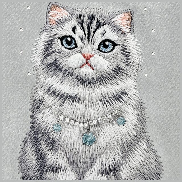 Etui Nimmy Lucky Fashion Cat MagSafe do   iPhone 17 Pro Max szary - imagine 6