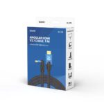 Savio HDMI (M) v2.1 cable  angled  8K  HDR Dynamic  OFC copper  5m  CL-175 - imagine 3