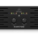 Behringer KM1700 audio amplifier Performance/stage Black