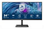 Philips E Line 346E2LAE/00 computer monitor 86.4 cm (34 ) 3440 x 1440 pixels Wide Quad HD LCD Black