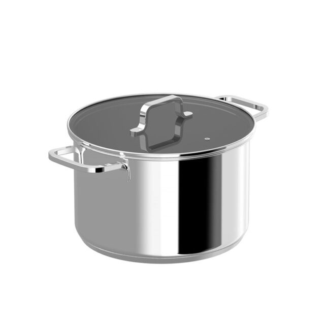 STOCKPOT HELIXWITH LID 24X15CM 6.6L - imagine 4