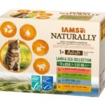 IAMS Naturally Adult Land and Sea collection - wet cat food - 12 x 85g