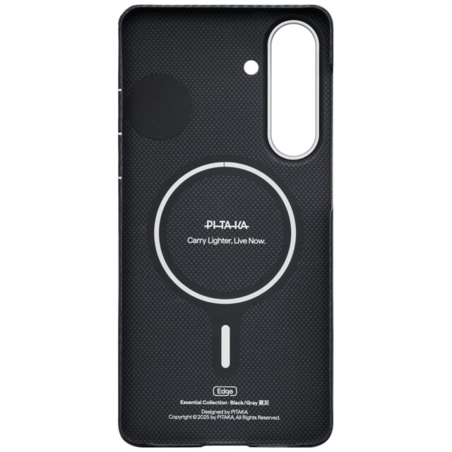 Etui PITAKA Edge Case MagSafe do Samsung  Galaxy S26+ czarno-szary - imagine 4