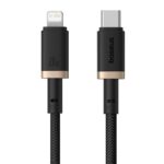 Baseus Dura USB-C - iP - USB-C to Lightning (7-pin) cable  20 W  2 m (black  gold) - imagine 2