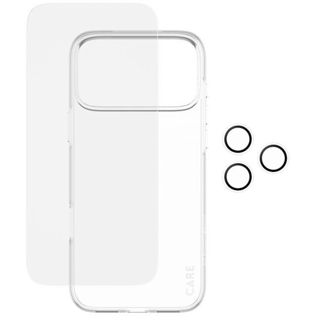 CARE by PanzerGlass Fashionable Combo 3in1 Case + Glass + Lens for iPhone 17 Pro Max - imagine 3