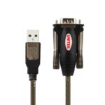 UNITEK Y-105A serial cable Black 1.5 m USB Type-A DB-9 - imagine 2