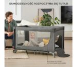 Kinderkraft Joy 2 travel cot  beige - imagine 5