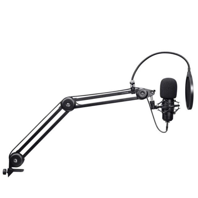Trust GXT 270 Emita II+ Black Podcast microphone - imagine 7
