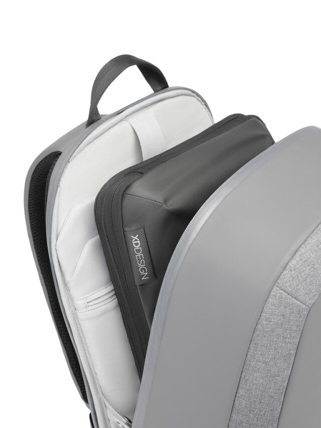 XD DESIGN ANTI-THEFT BACKPACK BOBBY EDGE GREY P/N: P706.2502 - imagine 6