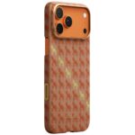Case PITAKA Happiness Rides Edge Case MagSafe for iPhone 17 Pro Max amber - imagine 2