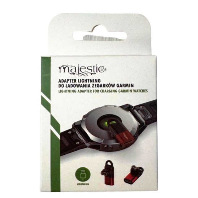 Adapter Lightning MajesticLine for Charging Garmin Watches red - imagine 7
