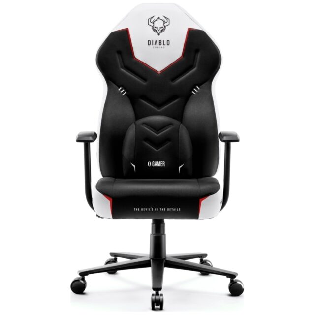 Gaming chair Diablo Chairs X-Gamer 2.0 Normal Size white - imagine 5