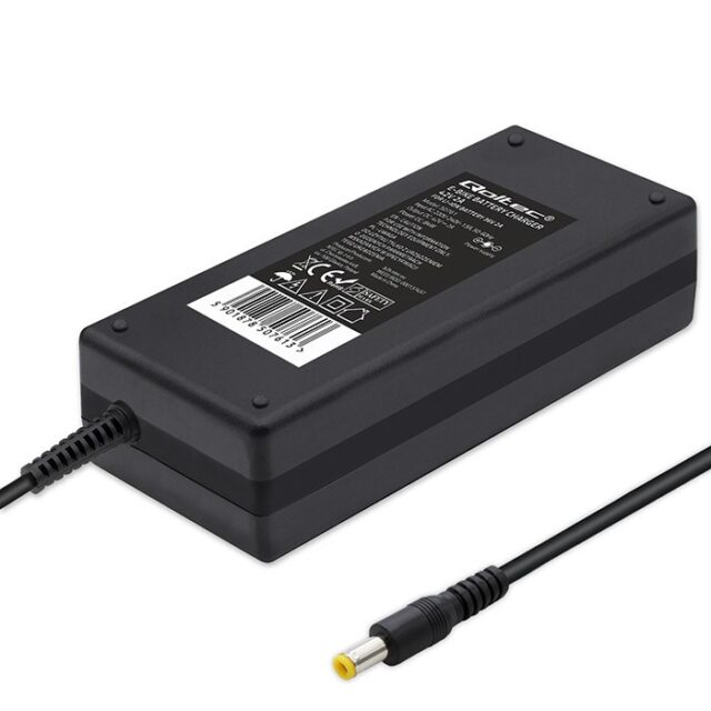 Qoltec 50761 Charger for e-bike batteries 36V | 42V | 2A | 5.5*2.5 - imagine 7