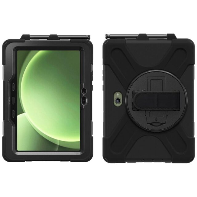 Pancerne etui z uchwytem 4smarts Rugged   Case Grip do Samsung Galaxy Tab Active Pro / Active4 Pro / Active5 Pro czarny - imagine 5