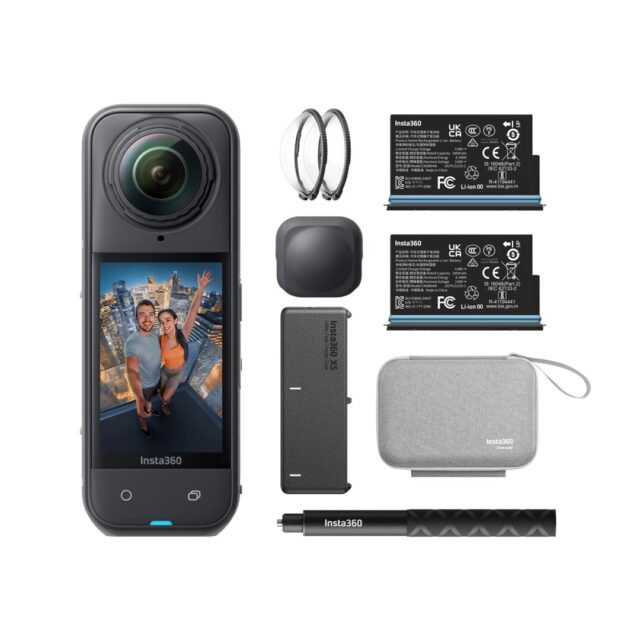 Insta360 X5 Bundle action sports camera 72 MP 8K Ultra HD 25.4 / 1.28 mm (1 / 1.28 ) Wi-Fi 200 g - imagine 8