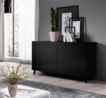 Cama sideboard 2D REJA black gloss/black gloss - imagine 7