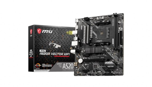 MSI MAG A520M VECTOR WIFI motherboard AMD A520 Socket AM4 micro ATX - imagine 5