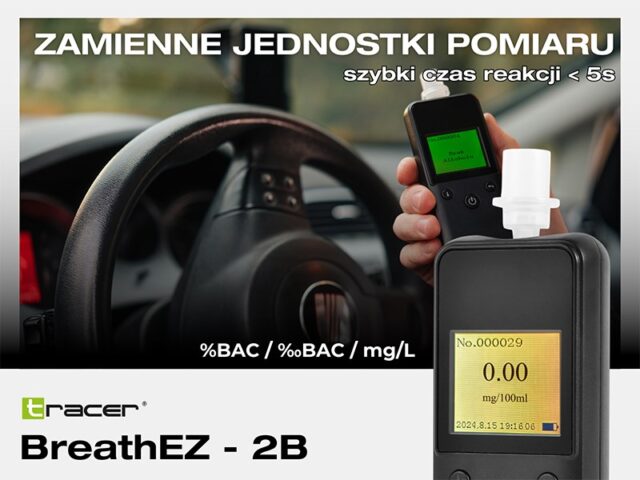 Tracer BreathEZ-2B Semiconductor Breathalyser  Black - imagine 7