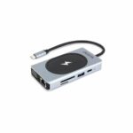 DICOTA D32059 interface hub USB Type-C Black  Silver