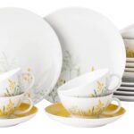 SELTMANN MEADOW GRASSES CURRY Tea service for 6 people