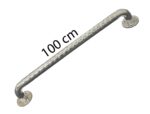 Stainless steel corrugated bathroom handrail 100 cm - imagine 2