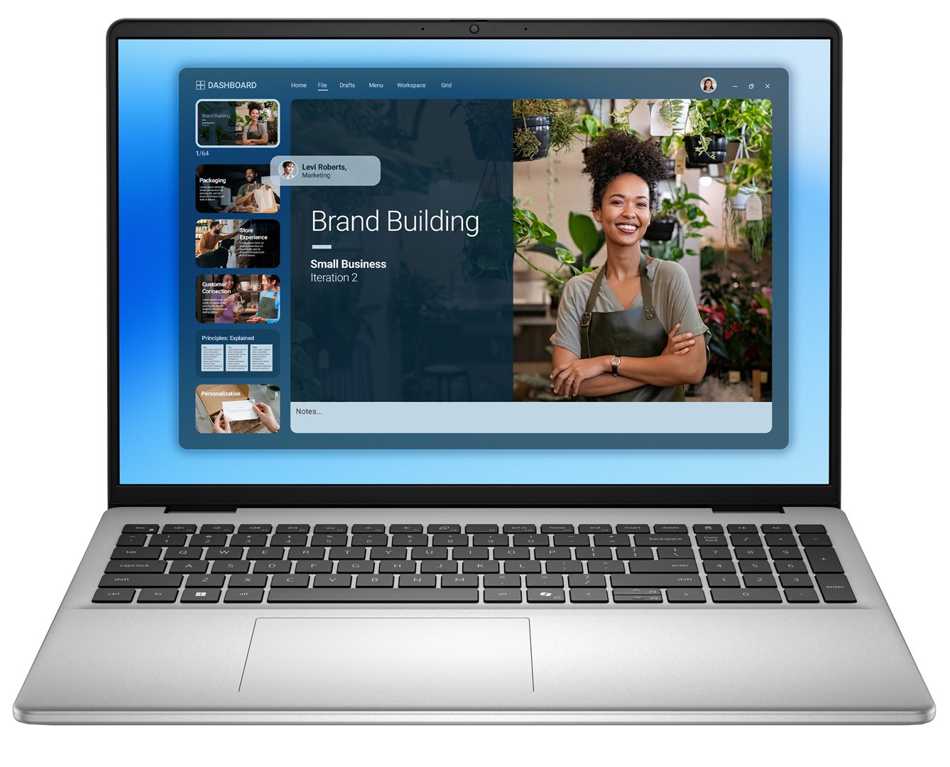 cps-b023d3bf2f941955915951aeea453fb9-2026-03-22-15-05-51 DELL DC16251 Intel Core 7 150U Laptop 40.6 cm (16 ) Full HD+ 16 GB DDR5-SDRAM 512 GB SSD Wi-Fi 6E (802.11ax) Windows 11 Pro Platinum Silver - imagine 1