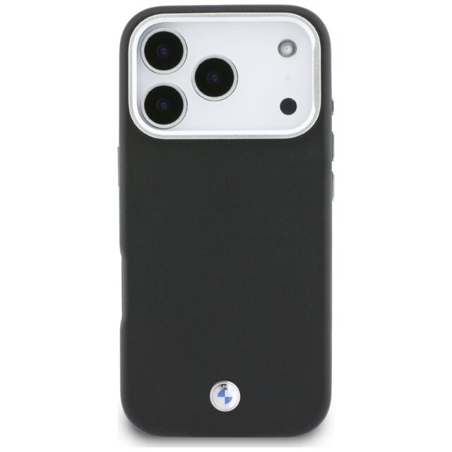 Etui BMW M Sign Metal Logo MagSafe do     iPhone 17 Pro czarny - imagine 3