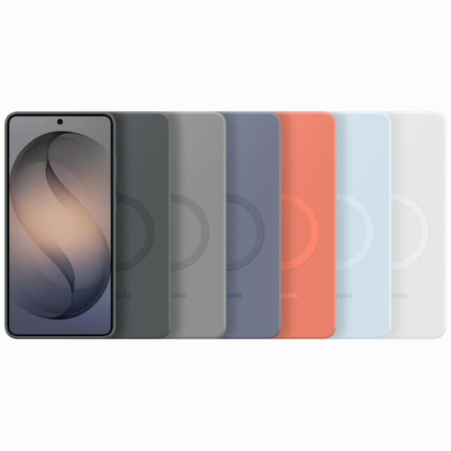 EF-ES948CJE Samsung Silikonový Magnetický Kryt pro Galaxy S26 Ultra Gray - imagine 6